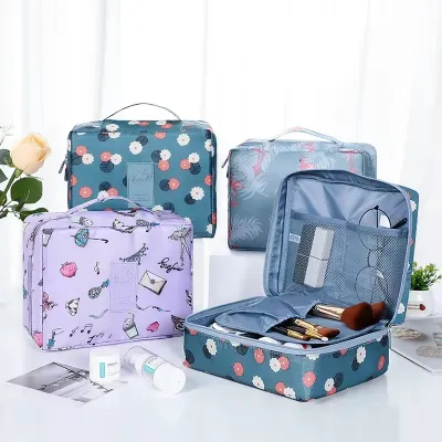 Large Capacity Portable Travel Cosmetics Bag